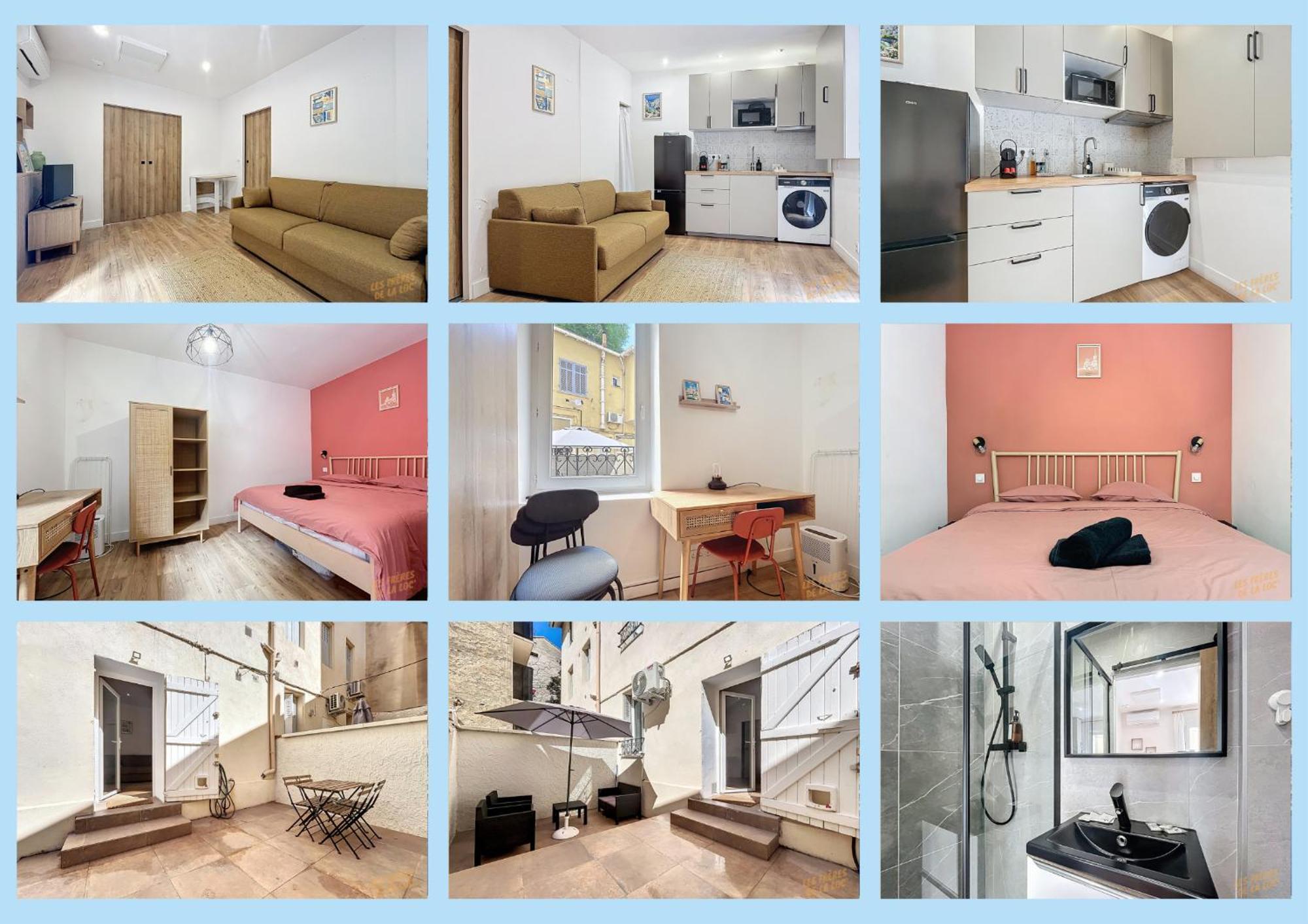 High Standing - Jardin & Climatisation - Les Freres De La Loc' Appartement Marseilles