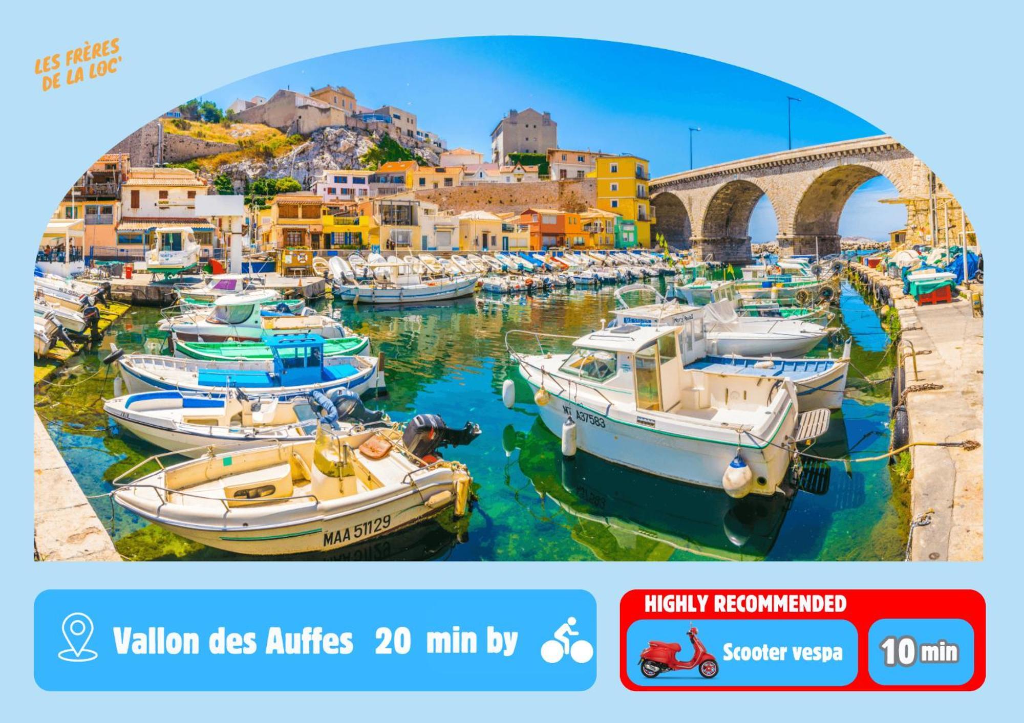 High Standing - Jardin & Climatisation - Les Freres De La Loc' Appartement Marseilles